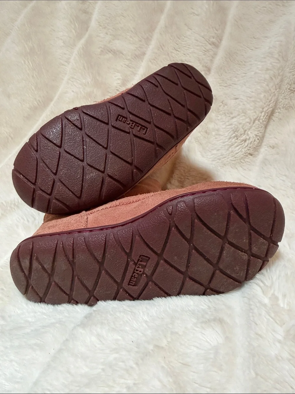 L.L. Bean Kids Suede Pink Pull-On Boots